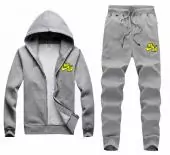 hommes survetement nike tracksuit outfit nt2113 gray